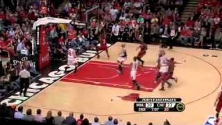 LeBron James Half-Court Alley-Oop to Dwyane Wade for the Two-Handed Dunk (Game 2, May 18, 2011)