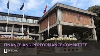 Finance and Performance Committee - 11 September 2024