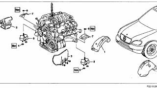 2000 Mercedes Benz ML320 Motor Mounts  how to know if they are bad. ML500 ML430 ML350 ML270