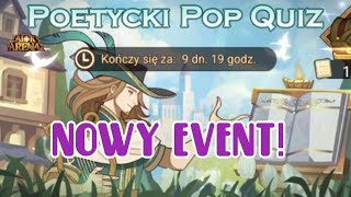 NOWA EDYCJA - POETYCKI POP QUIZ [NOWY EVENT] | AFK Arena Polska