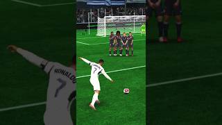 Cristiano Ronaldo free kick 🦵🔥 #ronaldo #cristianoronaldo #fifamobile24 #fifamobile #shorts  #fifa