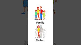 Describing Family 😱😱 #shorts #vocabulary #youtubeshorts