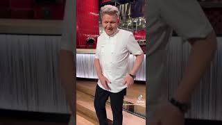 Gordon Ramsey shows off nasty bike injury, "Wear a helmet"