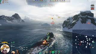 World Of Warships - Wisconsin  6 Kill Kraken 287k Damage