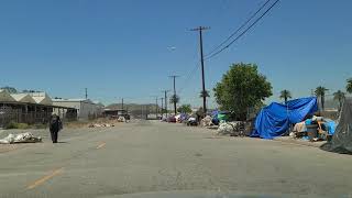 Riverside, CA homeless encampment on 5/5/2020