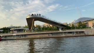 Moscow | river cruise on the Moskva river | boat excursion between the Kremlin and the Golden Island