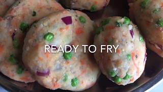 🥔🍔Potato Patty Burger │McDonald's I Aloo Tikki Burger │ Veggie Burger Inspired by Veg Village Food ♡