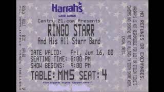 Ringo Starr and his All Star Band - Harrah's Lake Tahoe,  Stateline, NV.  June 16, 2000