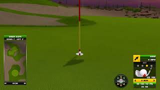 Kraigs Hole In One Golden Tee Great Shot on Agave Ranch!