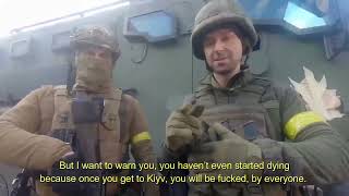 Ukraine Soldier's Message for Russian Soldiers!