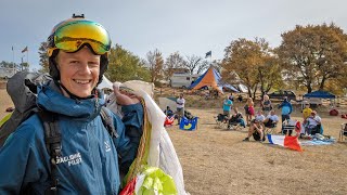 Linus Schubert bei der 12. FAI Paragliding Accuracy World Championship in Sopot/Bulgarien 2023