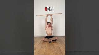 How many centimeters ? 🫣 #workout #amazing #gym #flexibility #mobility #yoga #training #dislocation