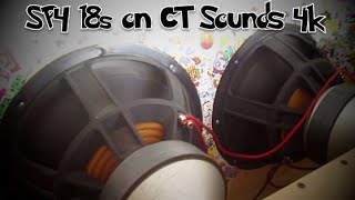 DISGUSTING LOWS 2 Fi SP4 18s on CT Sounds 4k LOUD&LOW