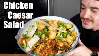 The BEST Chicken Caesar Salad