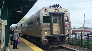 NJT Pascack Valley Line: Comet V 6012 w/ K5LLA Leads Train 2106 @ Nanuet (5/19/24)