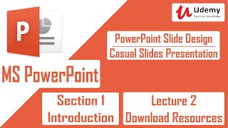 PowerPoint Slide Design – Sec 1 Introduction – Lec 2 Download Resources