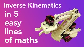 Easy inverse kinematics for robot arms