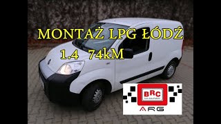 Montaż LPG w Fiat Fiorino 1.4 74kM BRC od ARG Auto Gaz Łódź