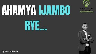 Ahamya ijambo rye... Ep 1291/Ap Dan Ruhinda!