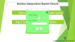 Synchronized Slide Presentation for Churches: Hymns, Songs, Videos, and KJV Bible