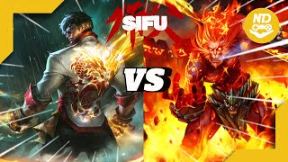 SIFU Gameplay: DRAGON FIST LEE SIN VS VOLCANIC WUKONG MASTER( EPIC FIGHT)