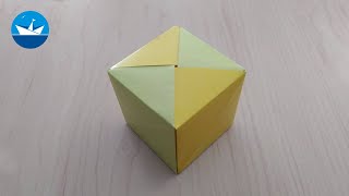 Модульный кубик из бумаги/Modular paper cube/Оригами