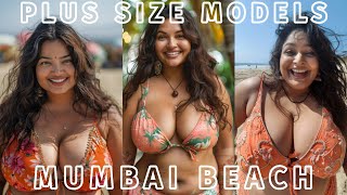 Plus Size Women Mumbai Beach 002