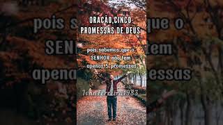 ORAÇÃO, CINCO PROMESSAS DE DEUS #Deusdepromessas #promessasdeDeusnaBíblia #promessadeDeus #shorts