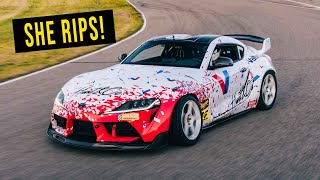 First Time Driving the Confetti Supra!