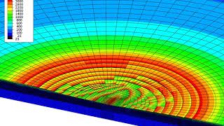 Element deletion for modeling ablation of laminated composite material