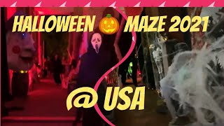 Halloween 🎃 Maze 2021 at a University, USA