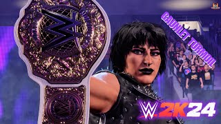 WWE 2K24: Can Rhea Ripley run THE GAUNLET!? (Xbox Series X)