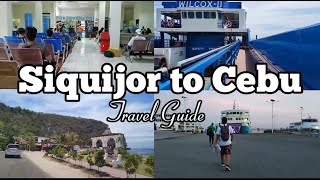 What You Should Know | How to Travel from Siquijor to Cebu | Private Car