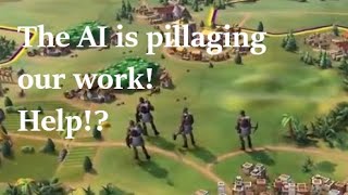 Civ 6 Heroes & Legends (Deity) - Early Surprise War by AI.. how much military do you need?