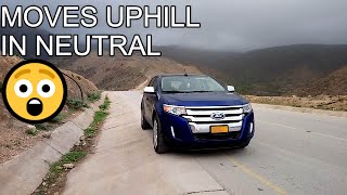 Anti Gravity road in Oman | Magnetic Hill | The Road Where Cars Roll Uphill