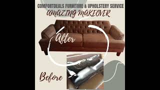 Old Sofa Makeover, Refurbish,Reupholstery, Upholstery Ideas