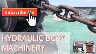 HYDRAULIC DECK MACHINERY /ANCHORAGE IN KOHSICHANG THAILAND/ ГИДРАВЛИЧЕСКИЕ ПАЛУБНЫЕ МЕХАНИЗМЫ