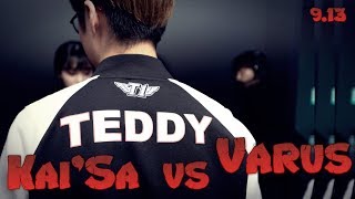 SKT Teddy - Kai'Sa vs Varus ADC - LoL Season 9 KR Ranked | League Of Legends