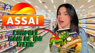 Compras do mês de Agosto no  Assaí | 😱 Me surpreendi com o valor