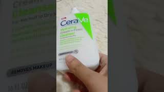 Cera ve Cleansers Review #cerave #skincare #skincareproducts #viralshorts #review #honestreview