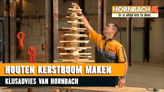 Houten kerstboom maken met HORNBACH