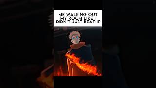 JJK yuji transforming into sukuna meme edit #jjk #sukuna #edit #yuji #anime #meme #jujutsukaisen