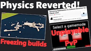 Roblox Physics Reverted (Roblox's Great Mistake) - Roblox Plane Crazy