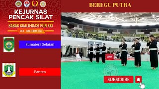 REGU PUTRA‼️🔥  🔵Sumatera Selatan🔵 VS 🔴Banten🔴