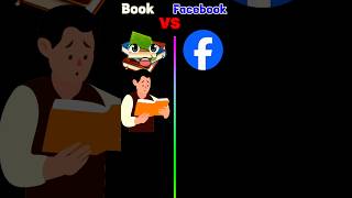 Book vs Facebook !! #shorts @MRINDIANHACKER @facebook862