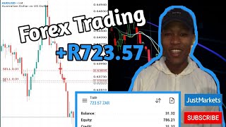 Watch Me Trade Forex: Impressive Entries on GBPUSD,EURUSD,AUDUSD(From R73 Deposit)