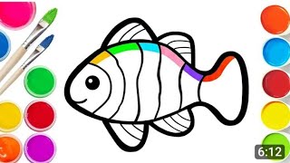 Learn How to golden fish 🐟 🐠 Draw Easy step by step drawing tutorial.