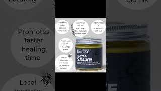 Tattoo Salve perfect for healing new tattoos and brightening old! #tattoos #tattooartist