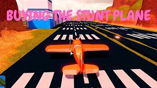 BUYING THE STUNT PLANE (Roblox Jailbreak