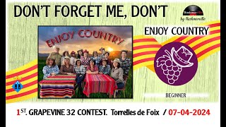 CONCURS GRAPEVINE 32 - 2024 - DON'T FORGET ME, DON'T